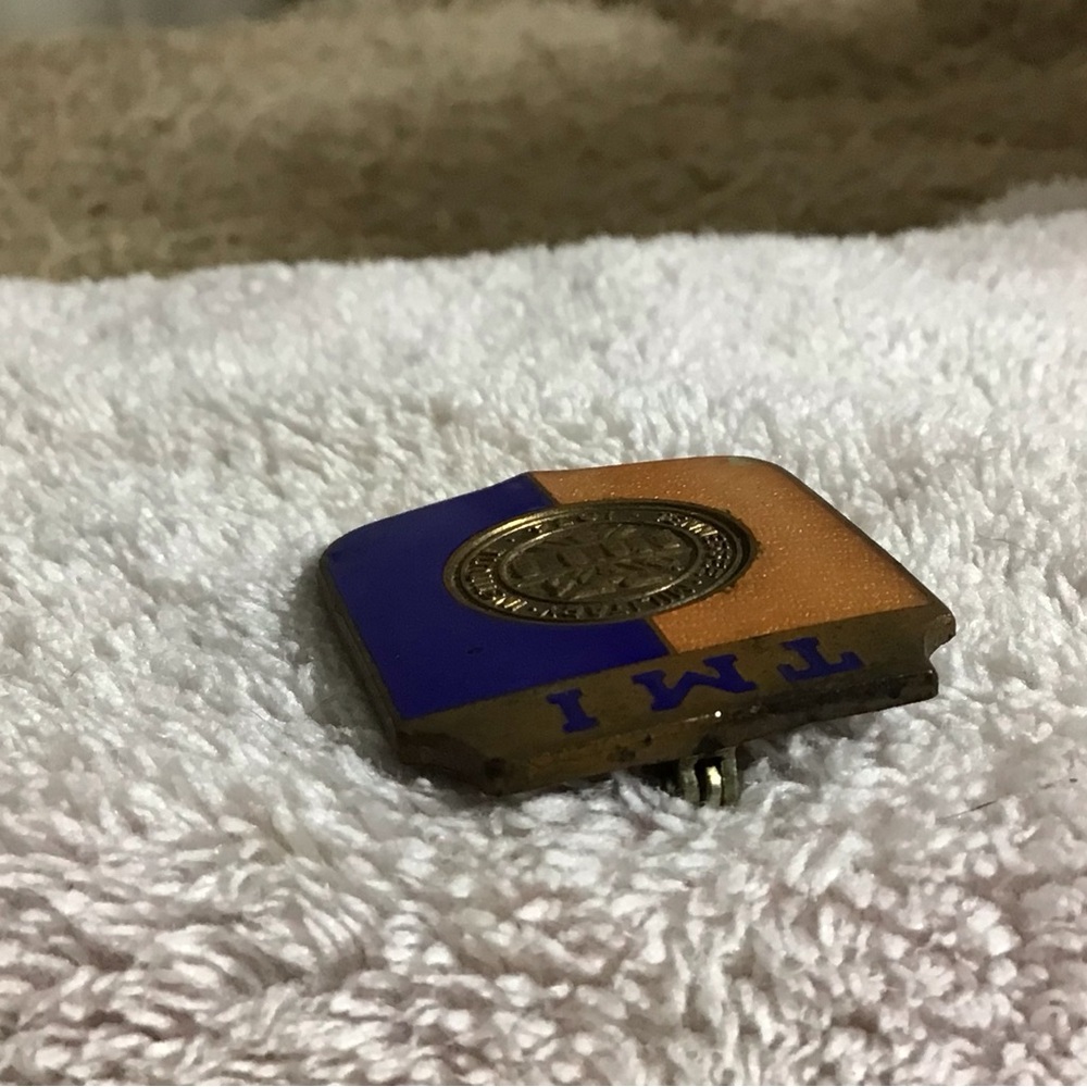 TMI Gold and Purple Shield Pin - Picture 8 of 12